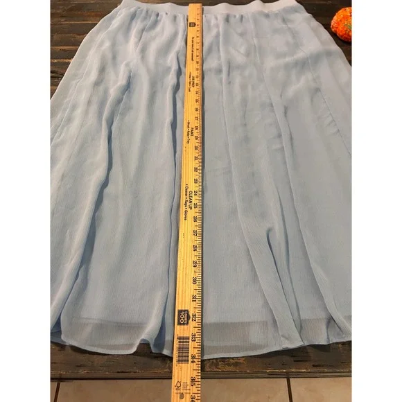 Maxi Skirt Loose and Flowy Stretchy Chiffon size XLarge Indie Boho Whimsy - Picture 2 of 8